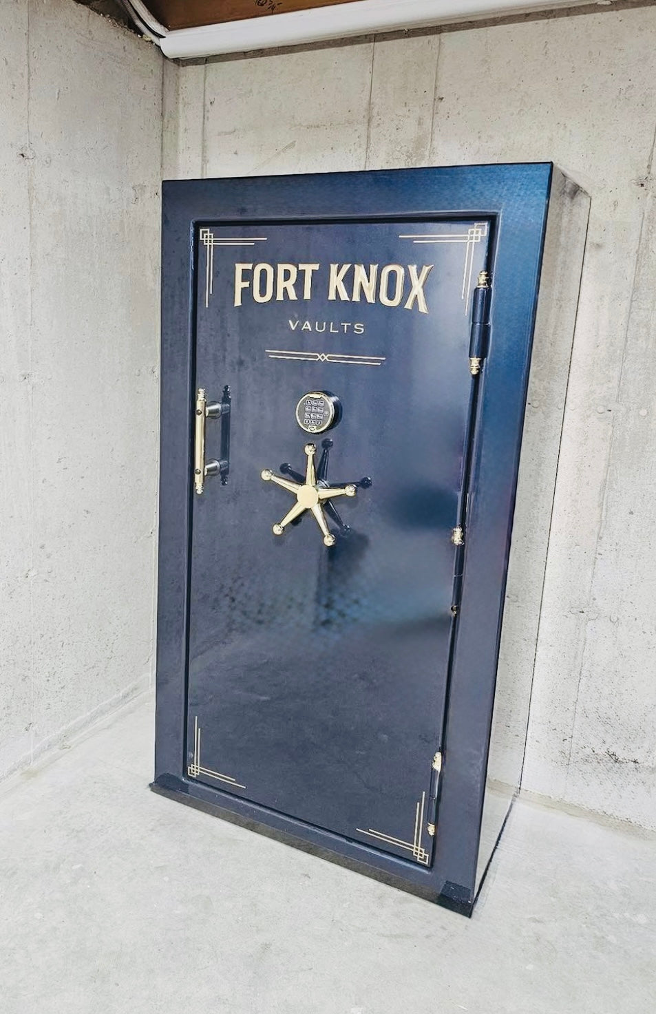 Fort Knox Protector 6637 - Midnight Blue - Gold Detail – Security ...